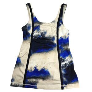 Lululemon Wholehearted Tank Top Milky Way Multi/Black Womens Activewear Size 6